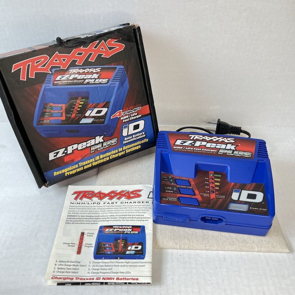 TRAXXAS EZ-PEAK PLUS MC-40i LIPO NIMH FAST CHARGER RC *Open Box*